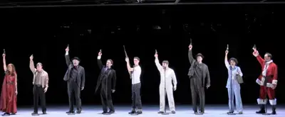 'Video thumbnail for ASSASSINS Takes Aim at Encores! Watch Highlights!'