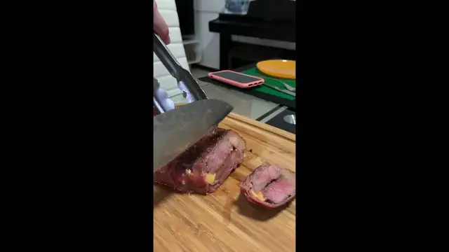'Video thumbnail for Cheese Stuffed Sirloins 'w' Parma Ham'