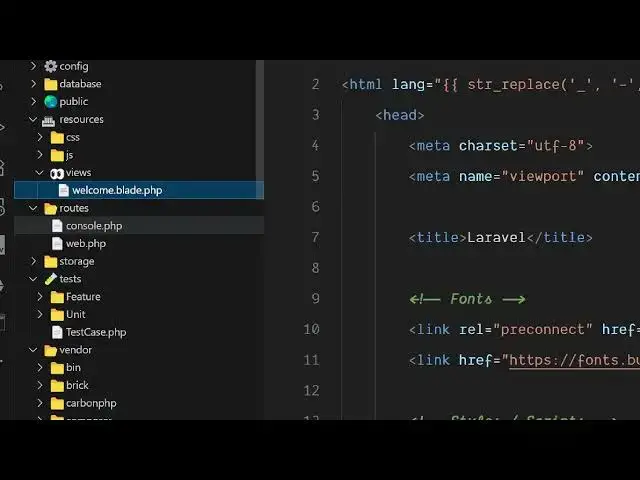 'Video thumbnail for VSCode IDE Laravel Extension to Quickly Navigate Between Views in Editor to Save Time'