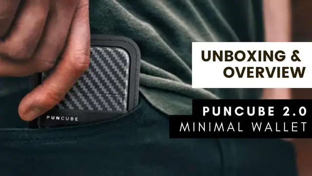 'Video thumbnail for PUNCUBE Minimal Wallet 2.0 [Unboxing & Overview]'