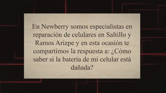 'Video thumbnail for ¿Cómo saber si la batería de mi celular está dañada?'
