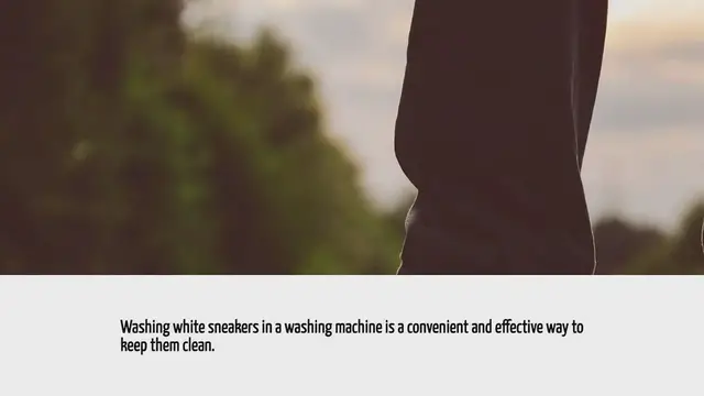'Video thumbnail for How To Clean White Sneakers In Washing Machine'