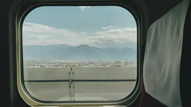 'Video thumbnail for Window of a bullet train.'