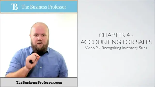 'Video thumbnail for Recognize Inventory Sales - Journal Entries'
