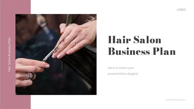 'Video thumbnail for Hair Salon Business Plan PowerPoint Template by mslides'