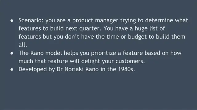 'Video thumbnail for The Kano Model'