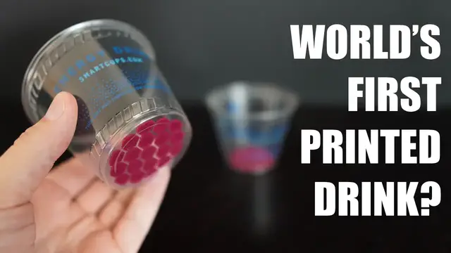 'Video thumbnail for Smart Cups Review: World's First PRINTED Beverage?'