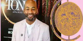 'Video thumbnail for Video: Brandon Victor Dixon Is Spreading the Love of HELL'S KITCHEN'