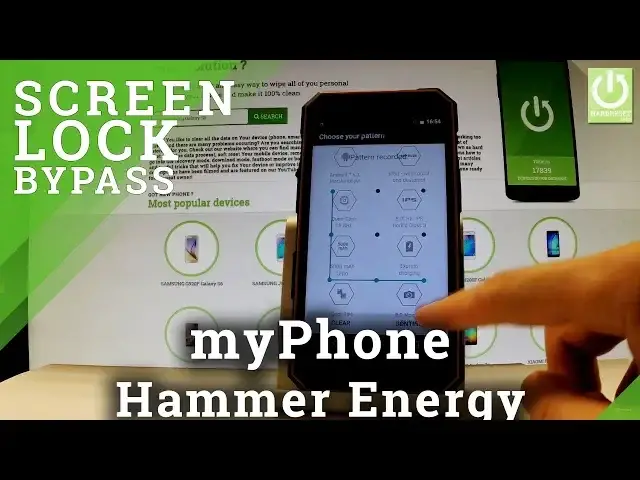 'Video thumbnail for How to Set Screen Lock in myPhone Hammer Energy - Pattern Lock'