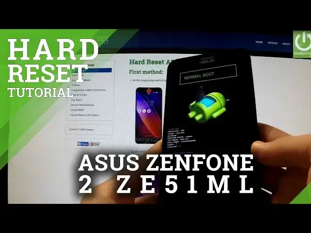 'Video thumbnail for Hard Reset ASUS Zenfone 2 ZE551ML - remove password and pattern lock'