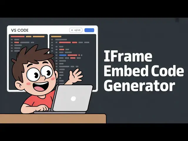 'Video thumbnail for Build a Youtube IFrame Embed Code Generator Tool in Browser to Embed Videos on Website in JavaScript'