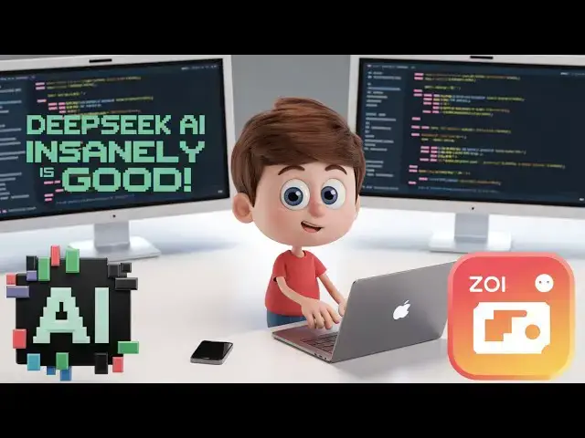 'Video thumbnail for DeepSeek AI is INSANELY Good! & Cheaper FREE Alternative to Claude, Gemini,Grok & ChatGPT 🔥🚀'