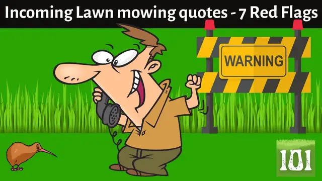 'Video thumbnail for Incoming Lawn Mowing Quotes   7 Red Flags'