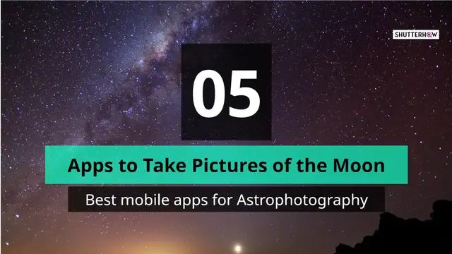 'Video thumbnail for apps to take pictures of the moon'