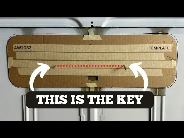 'Video thumbnail for Use a template to cutout a camper van window'