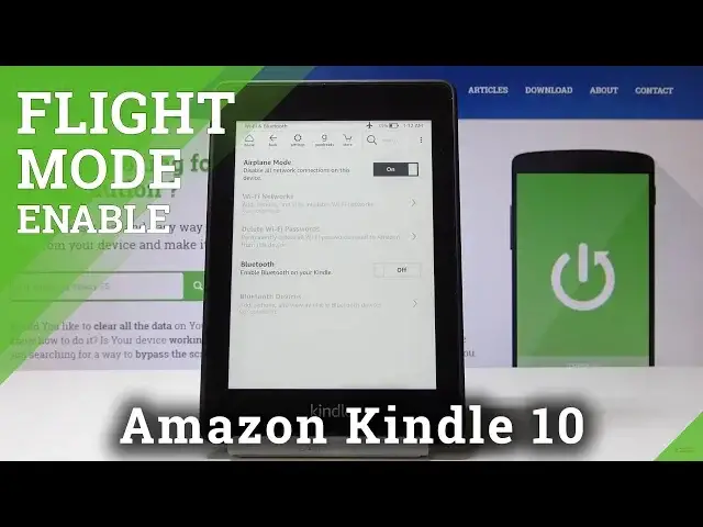 'Video thumbnail for How to Activate Airplane Mode in Amazon Kindle 10 - Flight Mode Activation'