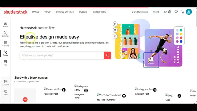 'Video thumbnail for How to create solid Color background in Shutterstock Editor l easy canva'