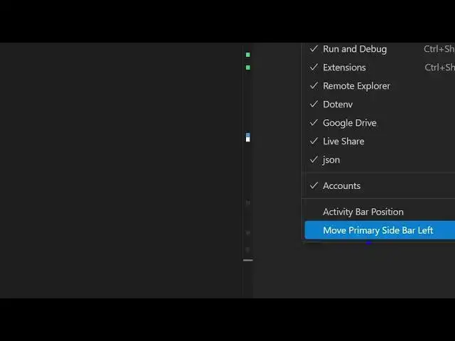 'Video thumbnail for How to Hide & Show Sidebar Menu Widget in VSCode IDE & Change Sidebar Location'