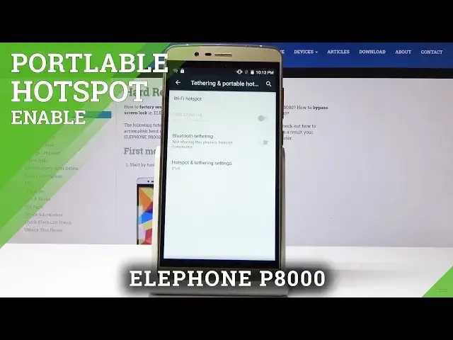 'Video thumbnail for How to Create Portable Hotspot in ELEPHONE P8000 - Share Wi-Fi Hotspot'