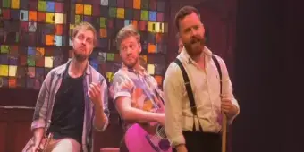 'Video thumbnail for Video: The Cast of CHOIR OF MAN At Apollo Theatre Performs 'Escape (The Pina Colada Song)''