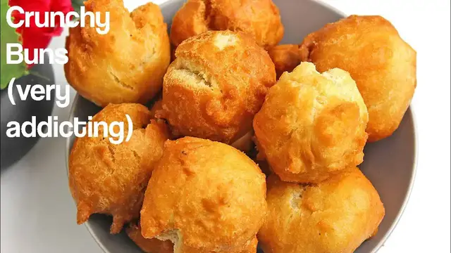 'Video thumbnail for Nigerian Crunchy Buns  - easy nigerian buns recipe'