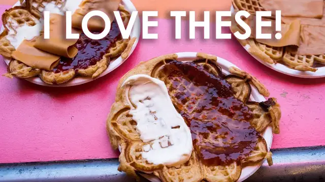 'Video thumbnail for BEST SNACKS in Norway | Waffles & Hot Dogs'