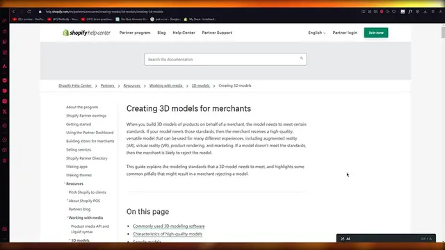 'Video thumbnail for How To Make 3d Product Model On Shopify (2024)'