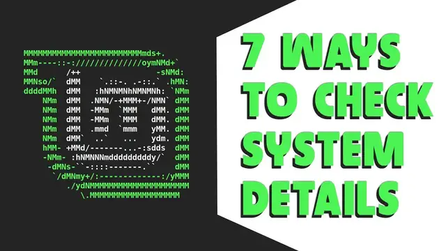 'Video thumbnail for How to check system details on Linux (Ubuntu, Mint, Fedora, Kali Linux)'