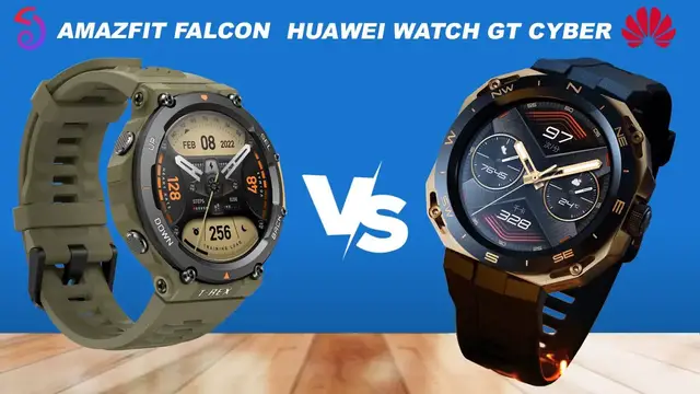 'Video thumbnail for Huawei Watch GT Cyber vs Amazfit T Rex 2 | @purlp'