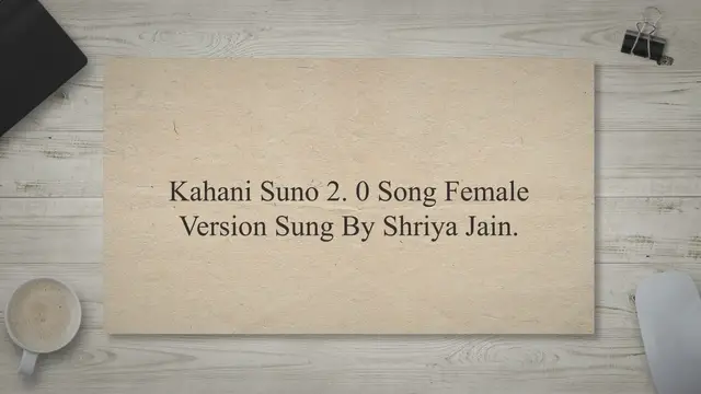 'Video thumbnail for Kahani Suno 2.0 Guitar Chords (Female Version) – Shriya Jain | Easy Guitar Chords'