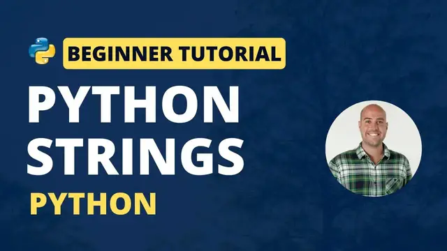 'Video thumbnail for Python Strings (Python Beginner Tutorial) | jcchouinard.com'