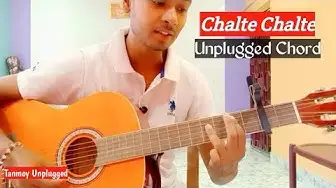 'Video thumbnail for Chalte Chalte Mere Ye Geet | Kishore Kumar | Chalte Chalte| Guitar Cover Lesson Tanmoy Unplugged'