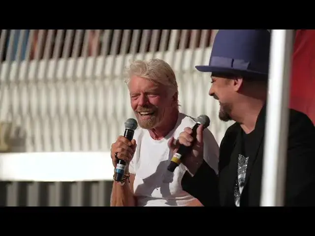 'Video thumbnail for Poolside Highlights: Sir Richard Branson, Boy George & Ray Gun’s Epic Celebration Voyage'