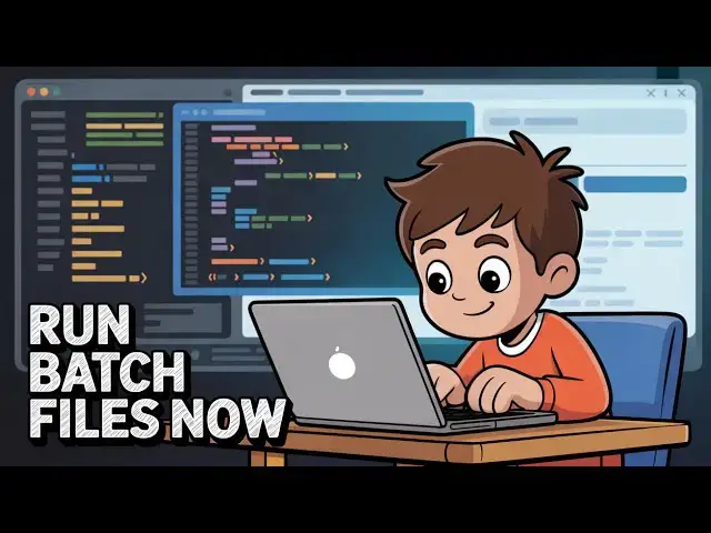 'Video thumbnail for How to Run Batch Files Directly inside VSCode IDE Terminal'