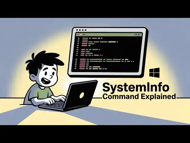 'Video thumbnail for How to Check Windows Hardware & BIOS Info in Terminal Using systeminfo Command'