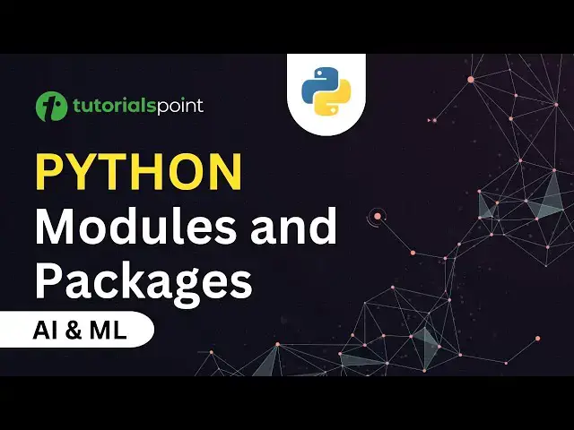 'Video thumbnail for Modules and Packages in Python | Python Modules | Python Tutorials | VSCode | Tutorialspoint'