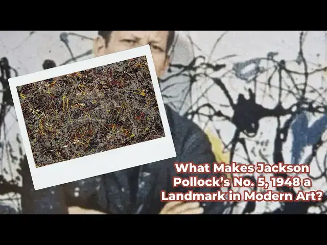 'Video thumbnail for What Makes Jackson Pollock’s No  5, 1948 a Landmark in Modern Art?'