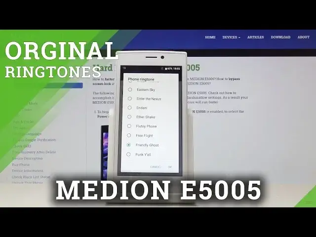 'Video thumbnail for All the Ringtones in MEDION E5005 - Change Tune'