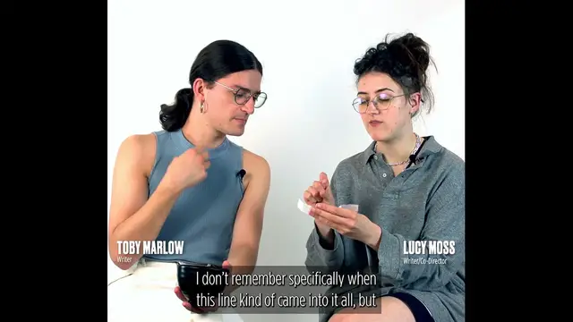 'Video thumbnail for Video: SIX Creators Toby Marlow and Lucy Moss Break Down the Show's Lyrics'