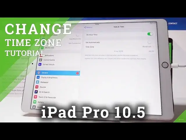 'Video thumbnail for How to Change Date and Time in iPad Pro 10.5 - Time Zone Settings'