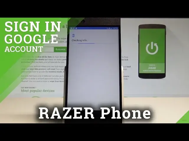 'Video thumbnail for How to Add Google Account on RAZER Phone - Sign in Google Account |HardReset.Info'