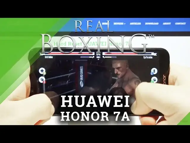 'Video thumbnail for Test Real Boxing 3 on HUAWEI Honor 7A – Game Play / Settings'