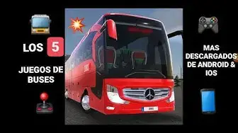 'Video thumbnail for 😃🎮 EL TOP 5 JUEGOS de BUSES mas descargados de Celulares Android & IOS. 🚍'