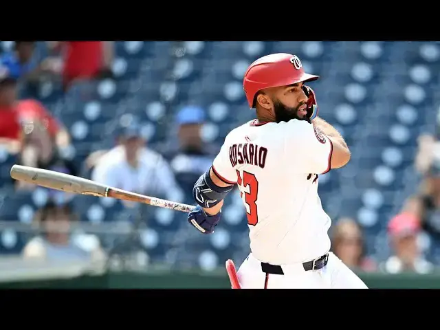 'Video thumbnail for Amed Rosario's First 5 Home Runs of 2025!'