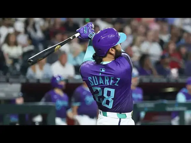 'Video thumbnail for Eugenio Suarez's First 25 Home Runs of 2025!'