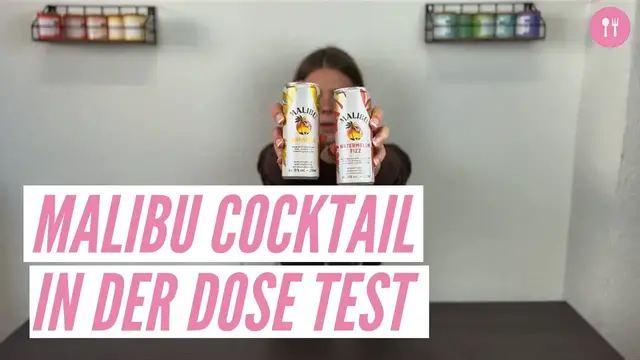 'Video thumbnail for Malibu Cocktail aus der Dose – Test'
