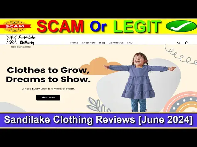 'Video thumbnail for Sandilake Clothing Reviews (June 2024) - Is This A Legit E-Commerce Site? Find Out! | Product Review'
