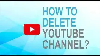 'Video thumbnail for How to delete YouTube channel?'
