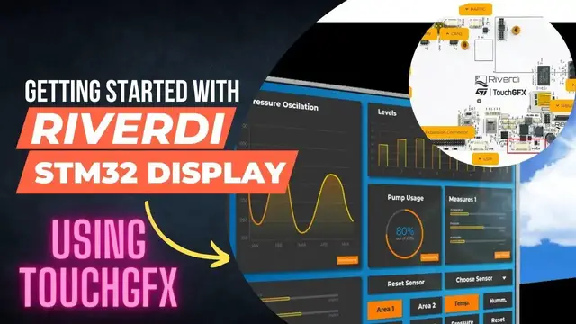 'Video thumbnail for How to get started with Riverdi STM32 Embedded Displays using TouchGFX'