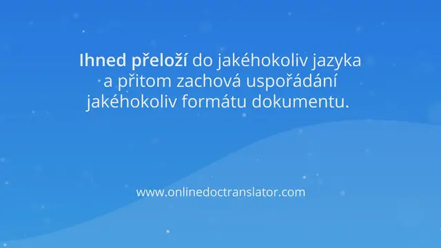'Video thumbnail for Doc Translator: Jak mohu použít překladač dokumentů?'